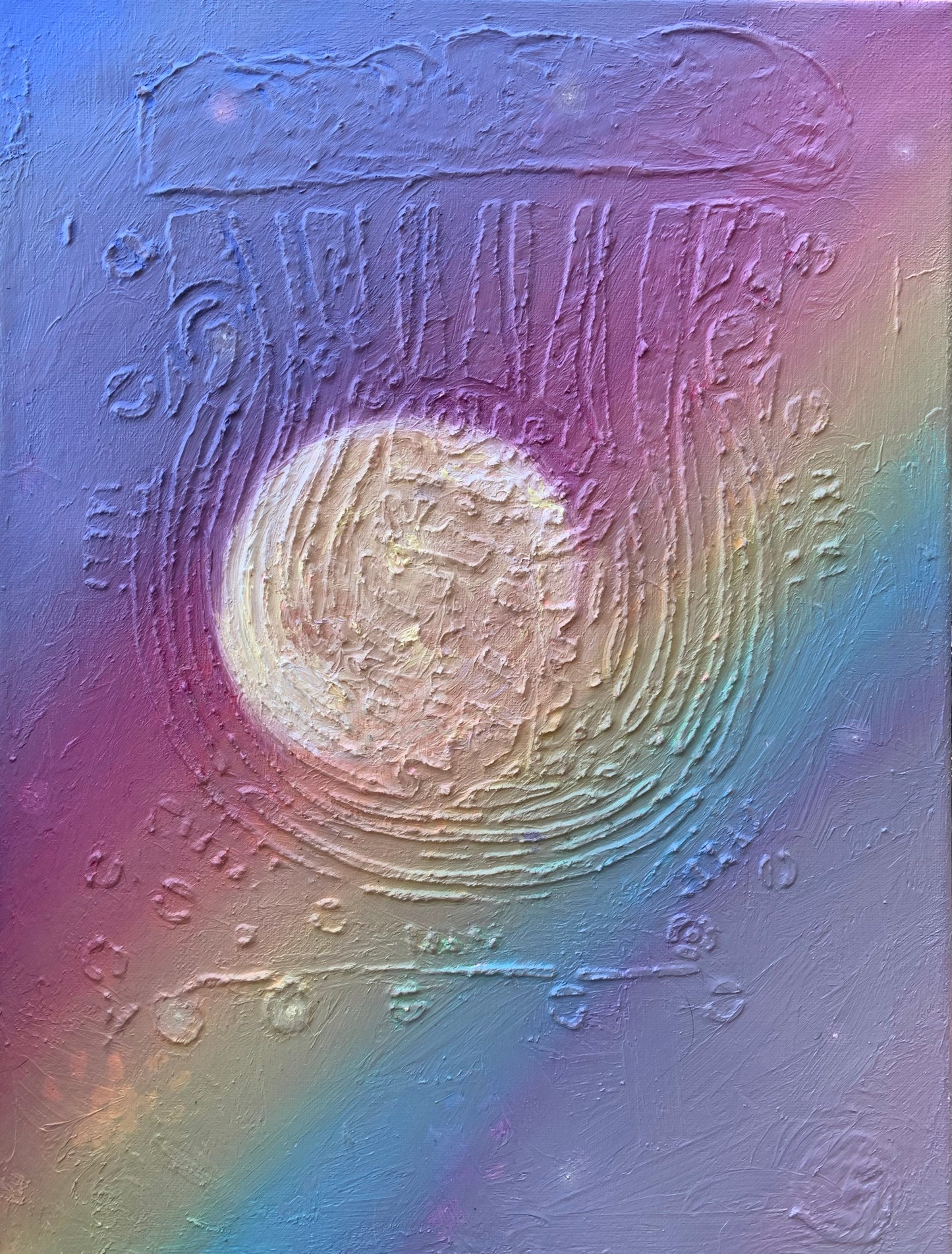 Metzli and the Moon | Canvas Print 9x12