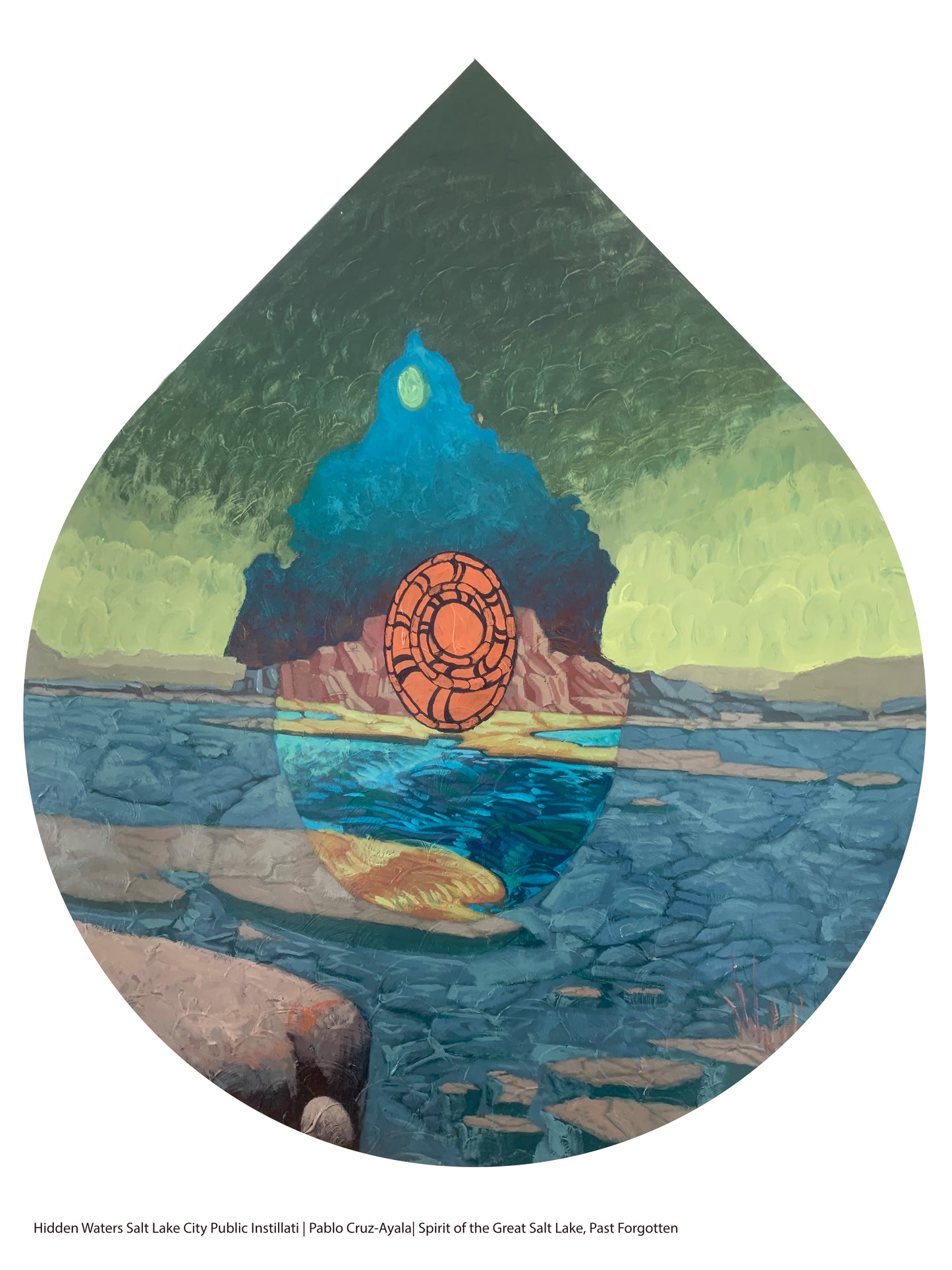 Spirit of The Great Salt Lake | Past Side Canvas Print 9x12