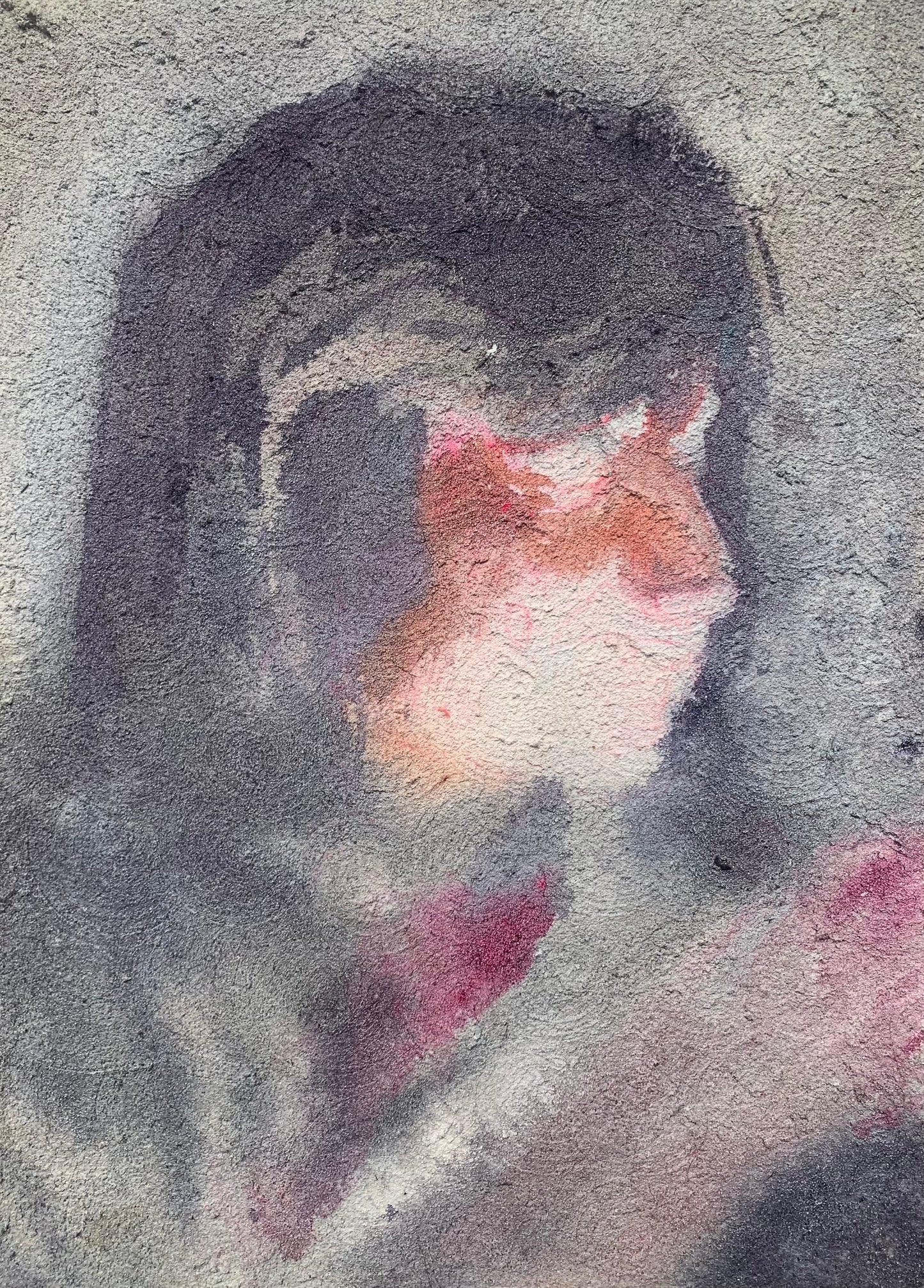 Original Mixed Media Painting | Edge of Devotion | 12"x15"