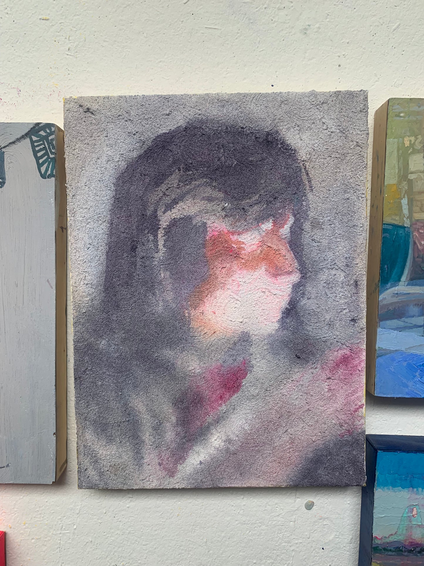 Original Mixed Media Painting | Edge of Devotion | 12"x15"
