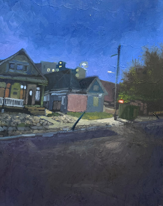 Homes Left Behind | Canvas Print 9x12