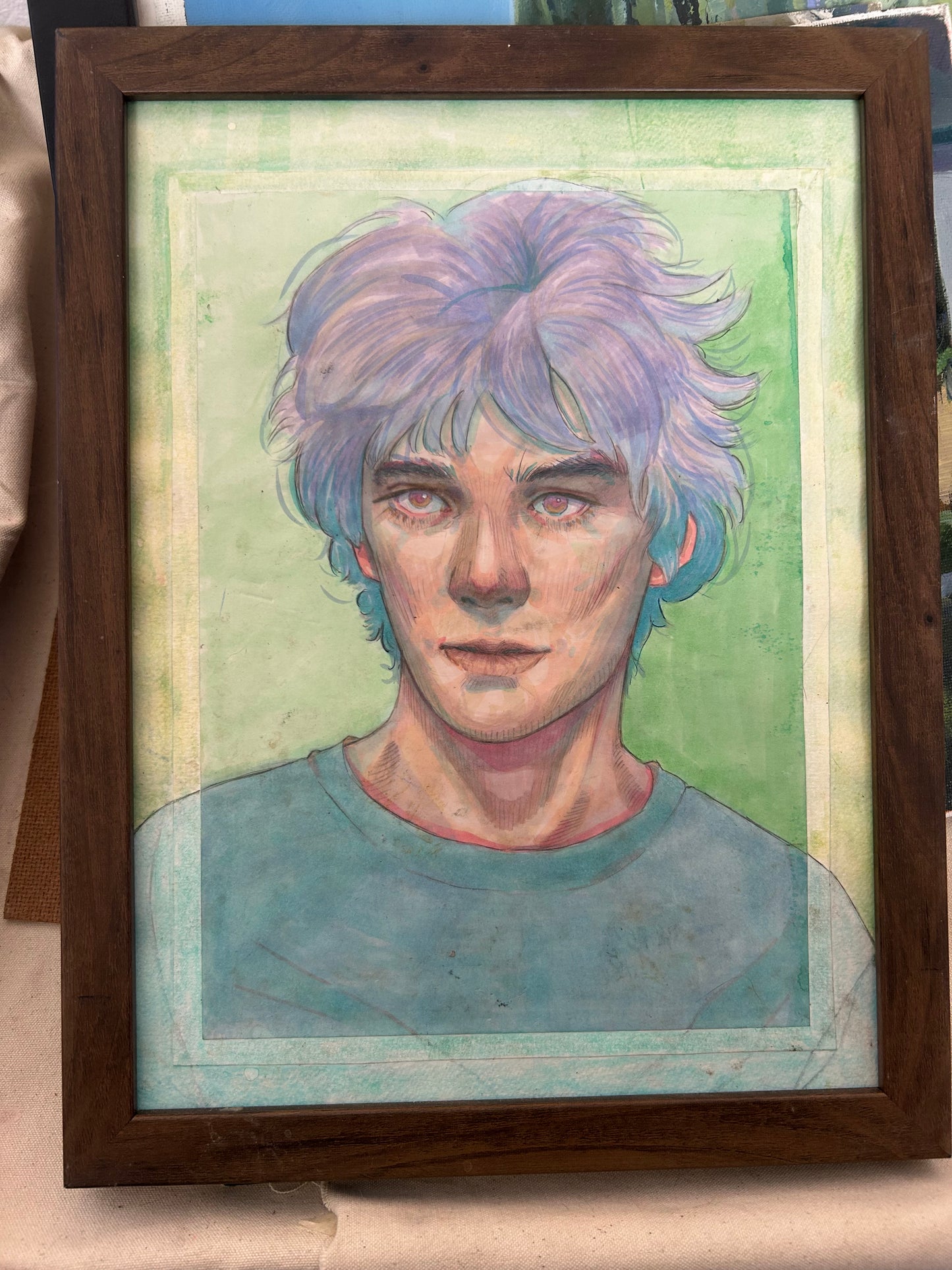Watercolor Original | Portrait in Radiance | 9x12"