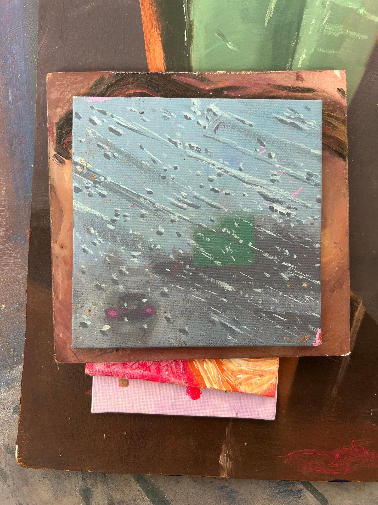 Oil Original | Rained In Traffic 3x3