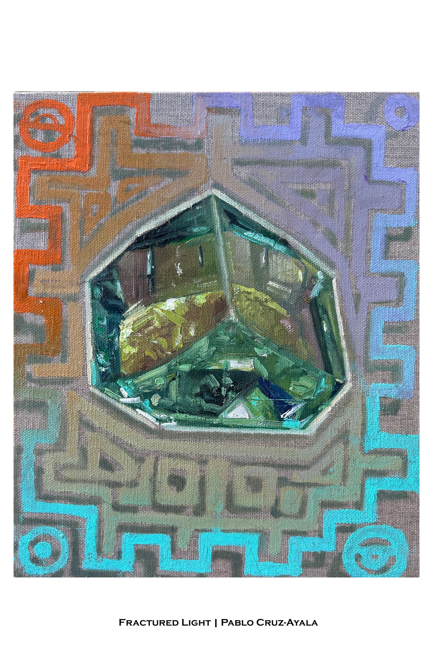 Fractured Light | Oil on Linen Panel | 8"x10"