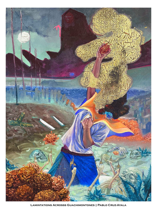 Lamentations Across Guachimontones - Art Print