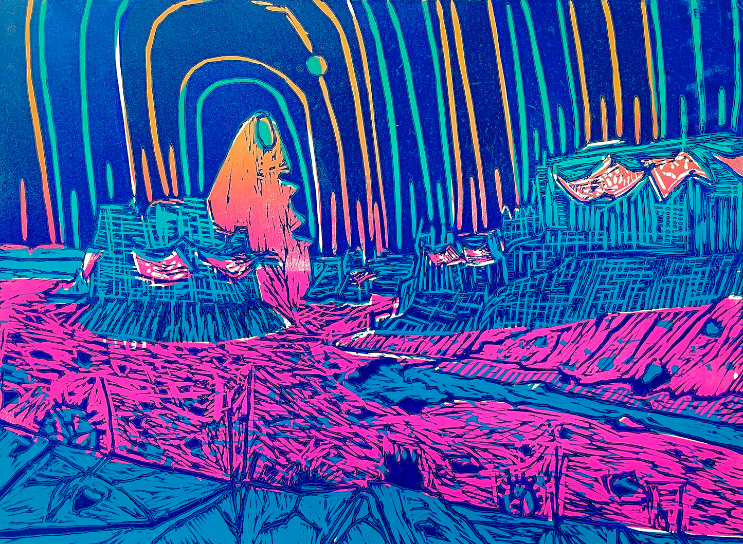 Offrenda A la Tierra Relief | Print 9x12