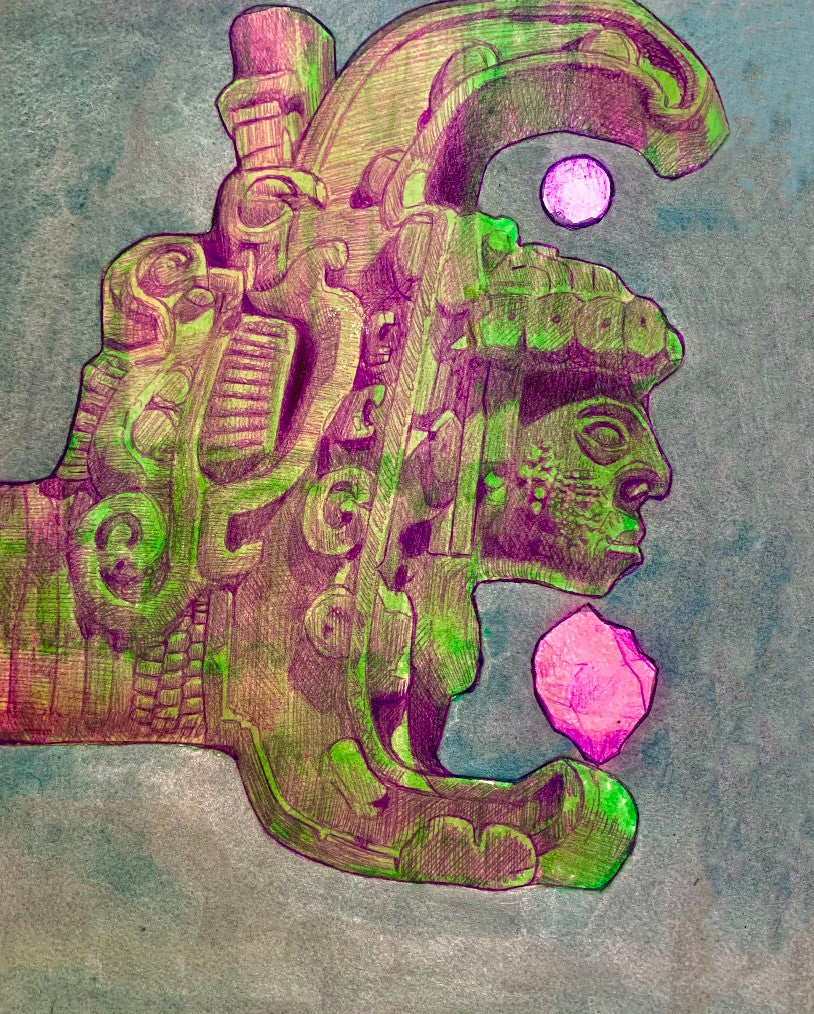 Postcard 4x6 | Flowing Jade Mythos