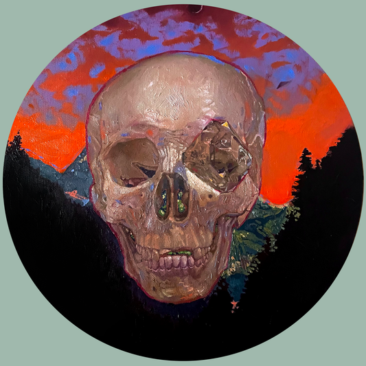 Death In Time - 10"x10" Canvas Art Print