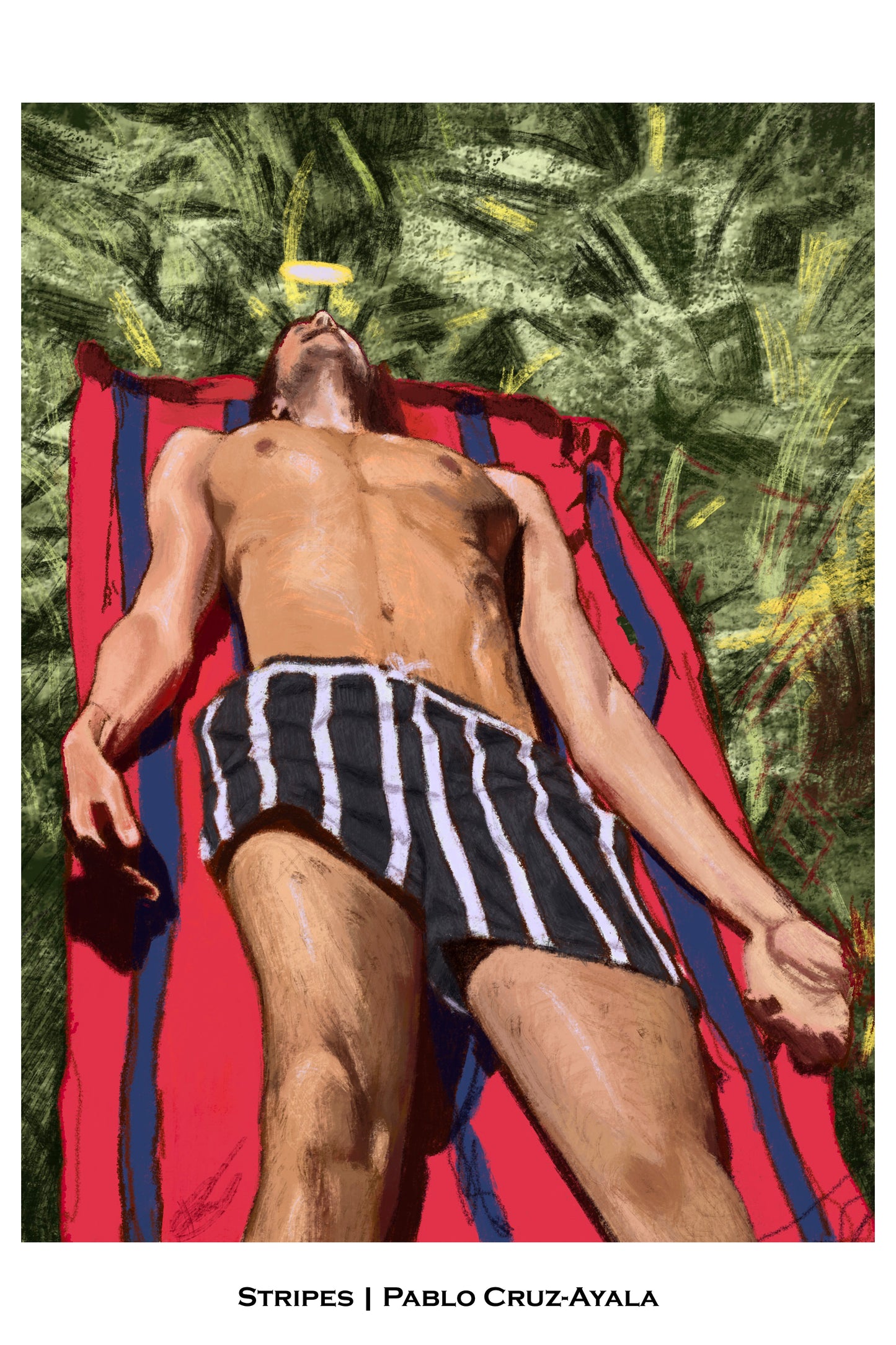 Postcard 4x6 | Sunday Stripes Digital Illustration