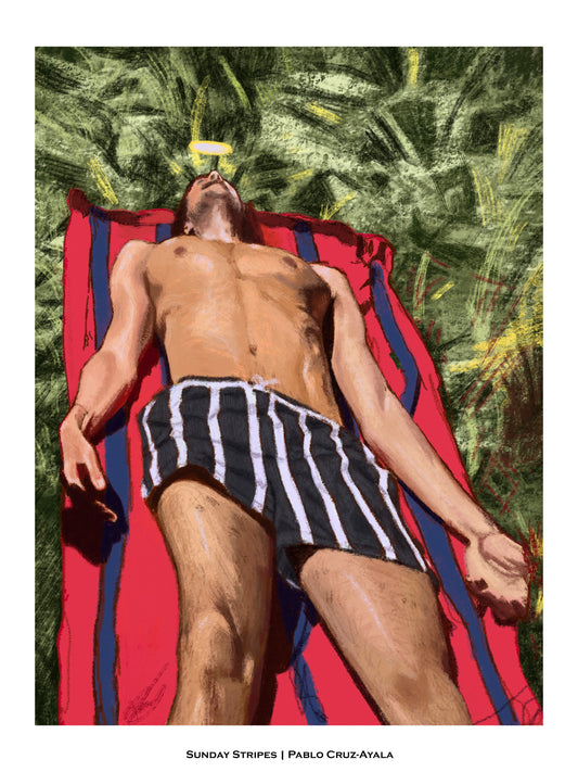 Sunday Stripes - Art Print