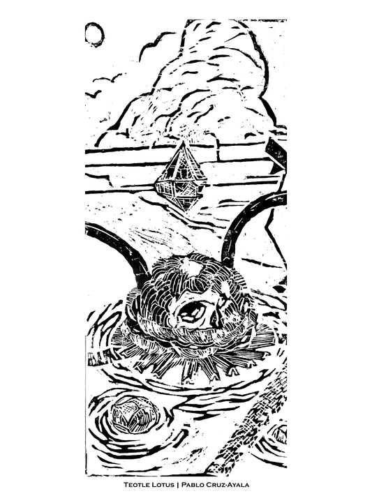 Teotle Lotus - Art Print